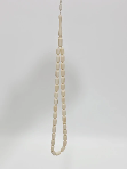 Kesme Fildişi Tesbih 9,30 Gram - Koleksiyonluk Fil Dişi Tespih - Resim 4