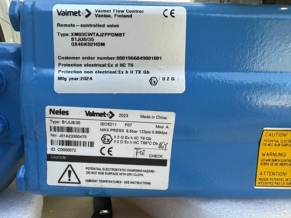 Valmet Neles B1JU8/35 Pnömatik Aktüatör - Resim 9