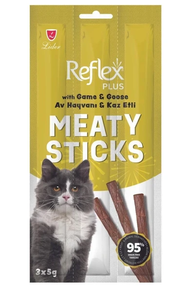 Reflex Plus Kedi Ödül Stick Av Hayvanlı & Kazlı 3x5 Gr ürün görseli