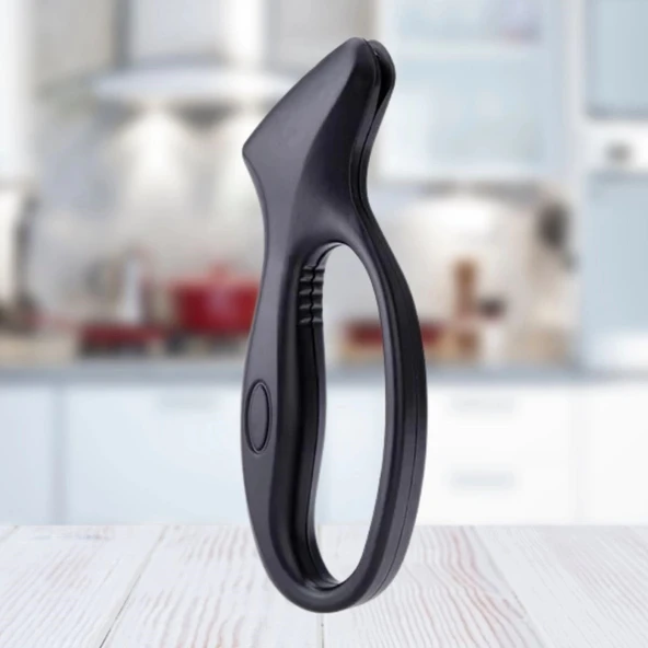 BUFFER® Kolay Tutuş Saplı Paslanmaz Çelik Manuel Bıçak Bileme Aleti - Resim 4