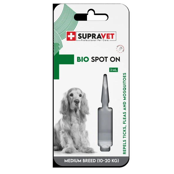 Supravet Köpek Derı Ve Tüy Bakım Yağı Ense Damlası 10-20 Kg 1 Adet ürün görseli