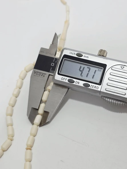 Kesme Fildişi Tesbih 9,18 Gram - Koleksiyonluk Fil Dişi Tespih - Resim 6