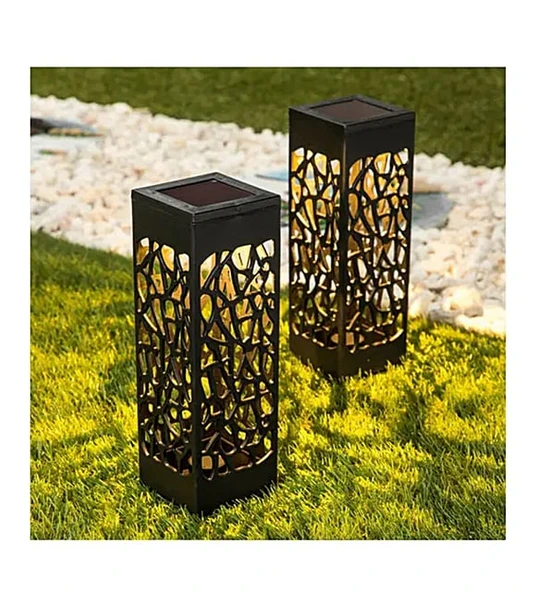 Dekoratif Solar Güneş Enerjili Bahçe Aydınlatması Yürüyüş Yolu Seti ( 6 Adet ) ürün görseli