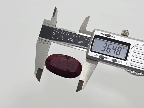 Faset Kesim Doğal Yakut Taşı 68,3 Karat ( Ruby , Rubin Stone) - 5