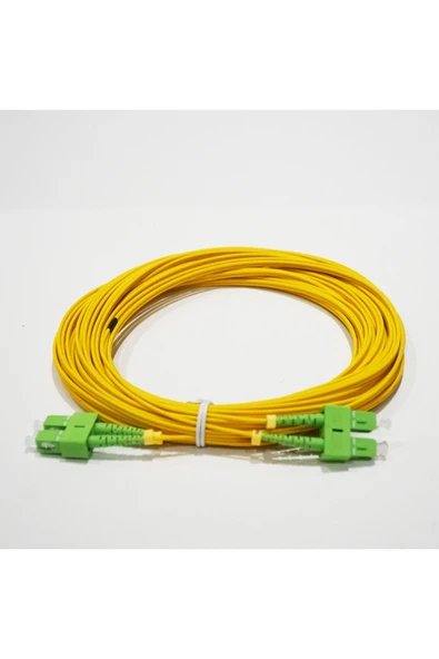 Fiber Optik Patch Kablo SCAPC/SCAPC DX SM 15mt ÇAP:2mmLSZH ürün görseli
