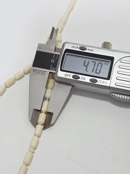 Kesme Fildişi Tesbih 9,31 Gram - Koleksiyonluk Fil Dişi Tespih - Resim 5