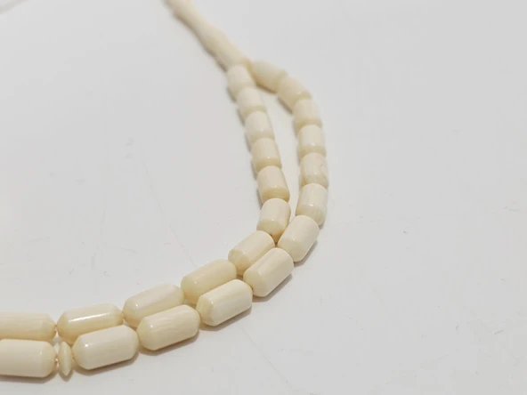 Kesme Fildişi Tesbih 9,04 Gram - Koleksiyonluk Fil Dişi Tespih - Resim 3