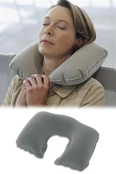 BUFFER® Seyahat Yolculuk Uyku Boyun Yastığı Ergonomik Ortopedik Yastık - Resim 7