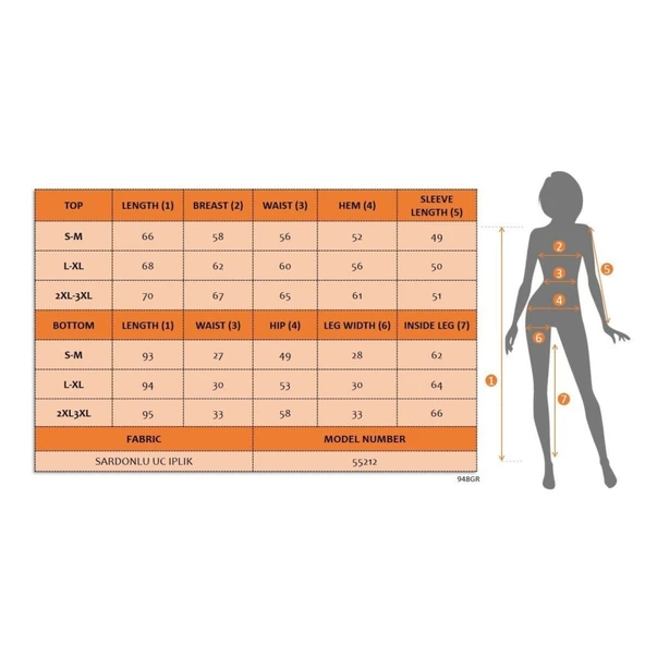 Lucky Life Lucky Life Kadın Uzun Kollu Kapşonlu Bağcıklı üç Iplik Bluz Ve Pantolon Ikili Takım - 3