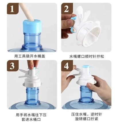 Damacana Musluk Başlığı ve Metal Ayak Stand Seti ürün görseli