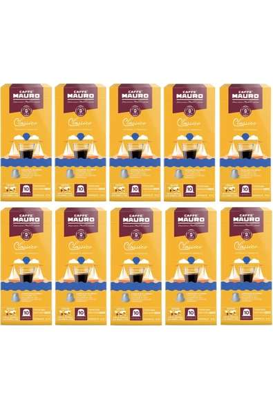 Caffe Mauro Classico Nespresso Kapsül Kahve 100 kapsul