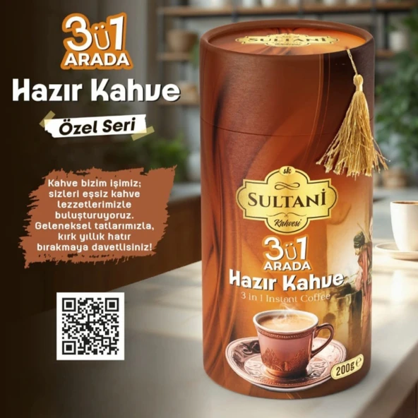 Sultani 3'ü 1 Arada Hazır Kahve 200g ürün görseli