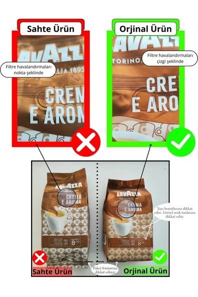 LavAzza Crema E Aroma Çekirdek Kahve 2 X 1 Kg. - 4