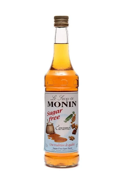 monero Monin Şekersiz Karamel Kokteyl Şurubu 700 Ml. Şekersiz