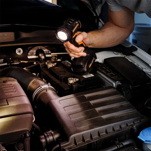 Worx WX025.9 20Volt 160/350 Lümen Profesyonel Çok Fonksiyonlu Led Fener (Akü Dahil Değildir) - 4