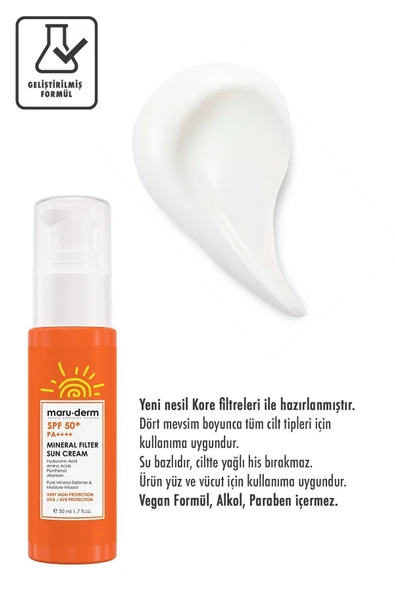 Güneş Kremi | Yeni Formül 2025 | Spf 50 %100 Mineral Filtre Güneş Kremi 50 ml - Resim 3