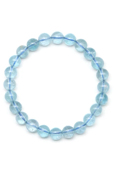 Topaz Doğal Taş Bileklik 6 mm Küre Kesim - BLK-2004 - Resim 2