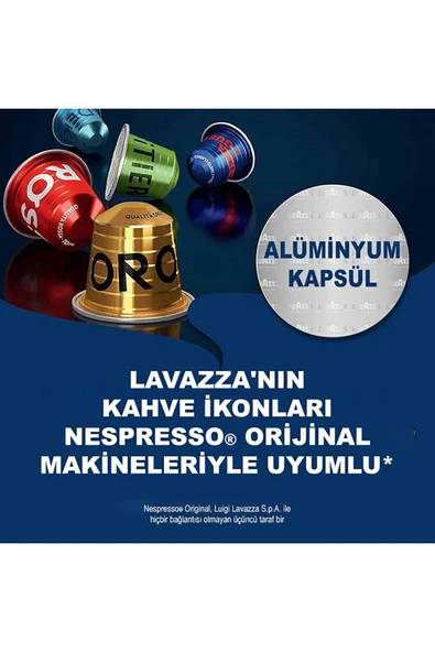 LavAzza Qualità Rossa 57gr Nespresso® Uyumlu Alüminyum Kapsül x4 - 7