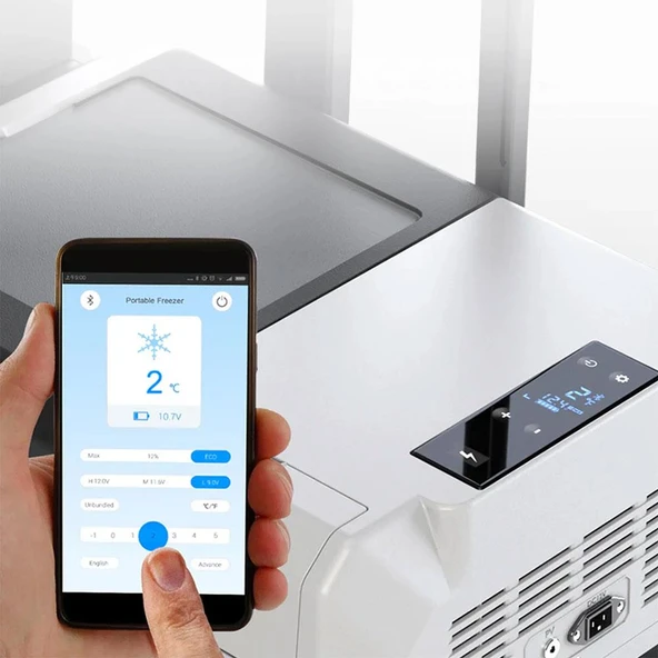 Acopower PX40 12/24/220Volt 40Litre Kompresörlü Tekerlekli Outdoor Oto Buzdolabı (Akü Dahil Değildir) - Resim 4