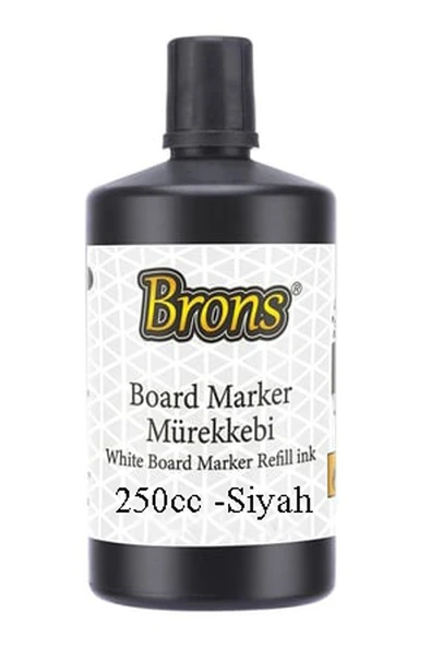 Yazı Tahta Kalem Mürekkebi 250 ml 1 Adet Brons Tahta Kalemi Mürekkebi Kolay Silinebilir 250 gr Okul Sınıf - 3