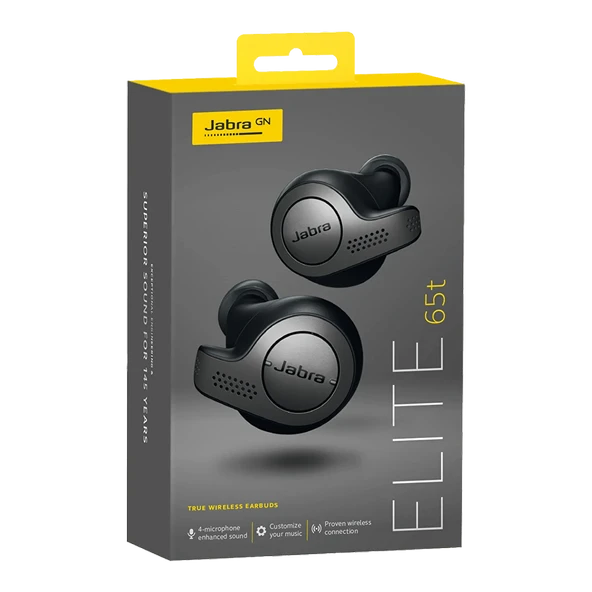 Jabra Elite 65T Titanyum Siyah Bluetooth Kulaklık - Resim 6