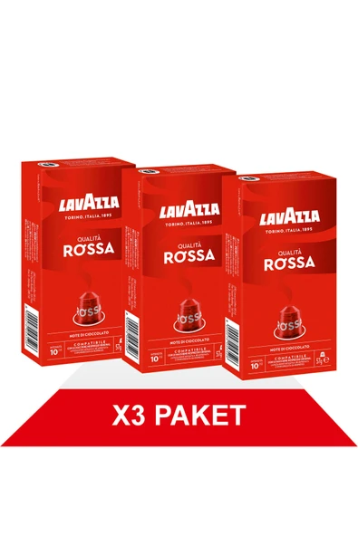 LavAzza Qualità Rossa 57gr Nespresso® Uyumlu Alüminyum Kapsül x3