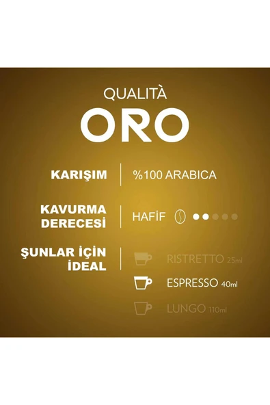 LavAzza Qualità Oro 55gr Nespresso® Uyumlu Alüminyum Kapsül x5 - 2
