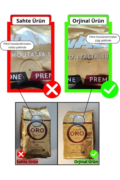 LavAzza Qualita Oro Çekirdek Kahve 1 Kg - 3