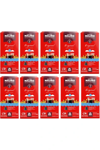 Caffe Mauro Original Nespresso Kapsül Kahve 100 kapsul