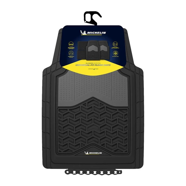 Michelin MC34891 Tüm Araçlara Uyumlu 4 Parça Üniversal 3D Havuzlu Oto Paspas ürün görseli