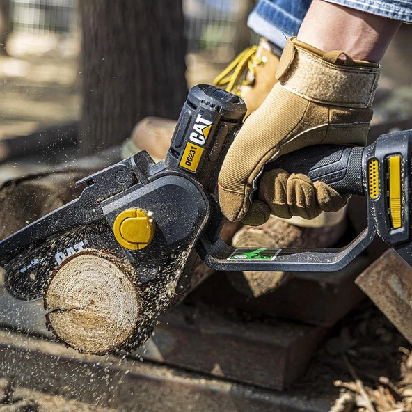 CAT DG231 18Volt 4.0Ah Li-ion 12CM Profesyonel Şarjlı Kömürsüz Zincirli Testere - 5