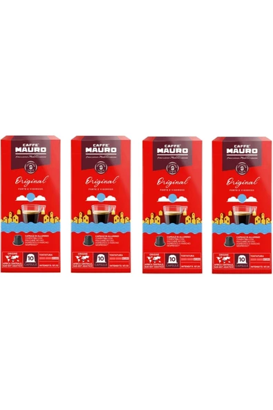 Caffe Mauro Original Nespresso Kapsül Kahve 40 kapsul
