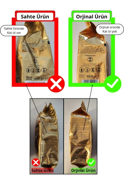 LavAzza Qualita Oro Çekirdek Kahve 1 Kg - 4