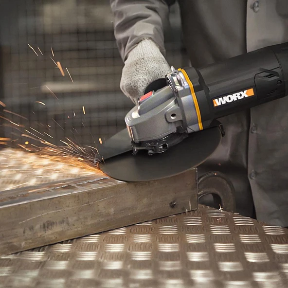 Worx WX709 2350Watt 230mm Profesyonel Dönebilir Tutma Kollu Büyük Taşlama - 3