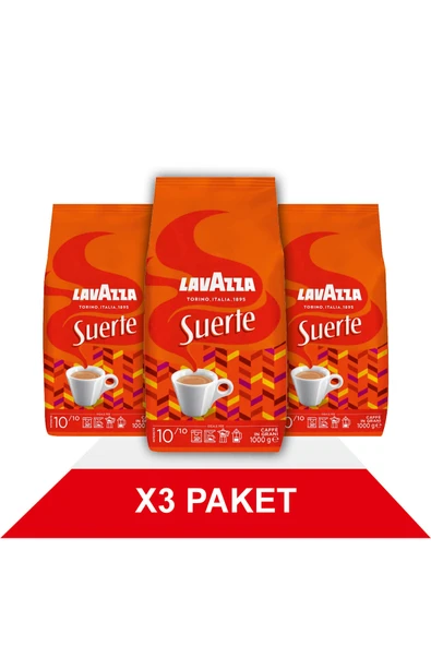 LavAzza Suerte Çekirdek Kahve (1000gr) x3