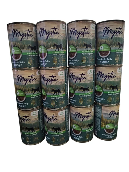 MYSTİC KÖPEK KONSERVE KUZU ETLİ 400 GR ( 12 ADET ) ürün görseli