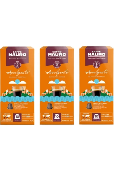 Caffe Mauro Avvolgente Nespresso Kapsül Kahve 30 kapsul