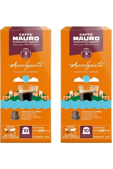 Caffe Mauro Avvolgente Nespresso Kapsül Kahve 20 kapsul