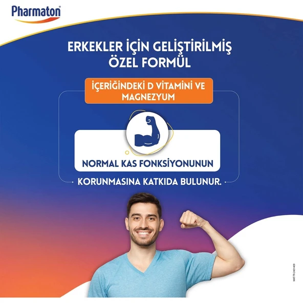 Pharmaton Essential Men 30 Tablet - Magnezyum, Vitamin B, Vitamin D, Multivitamin ve Mineraller - 2