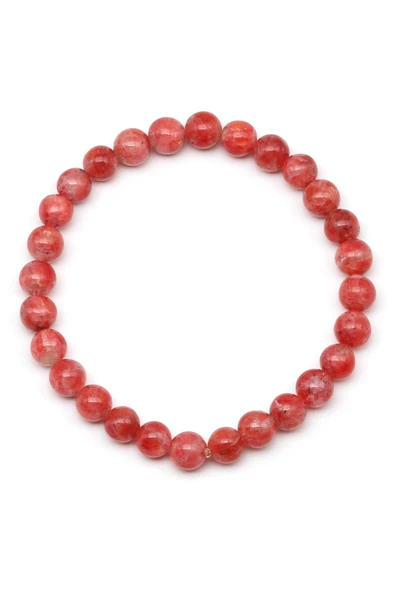 Rodonit Doğal Taş Bileklik 6 mm Küre Kesim - BLK-2009 - Resim 2