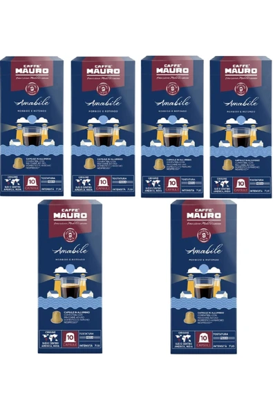 Caffe Mauro Amabile Nespresso Kapsül kahve 60 kapsul