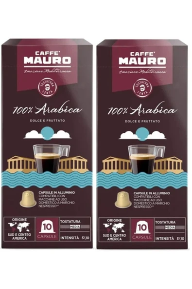 Caffe Mauro 100% Arabica Nespresso Kapsül 20 Kapsul ürün görseli 1