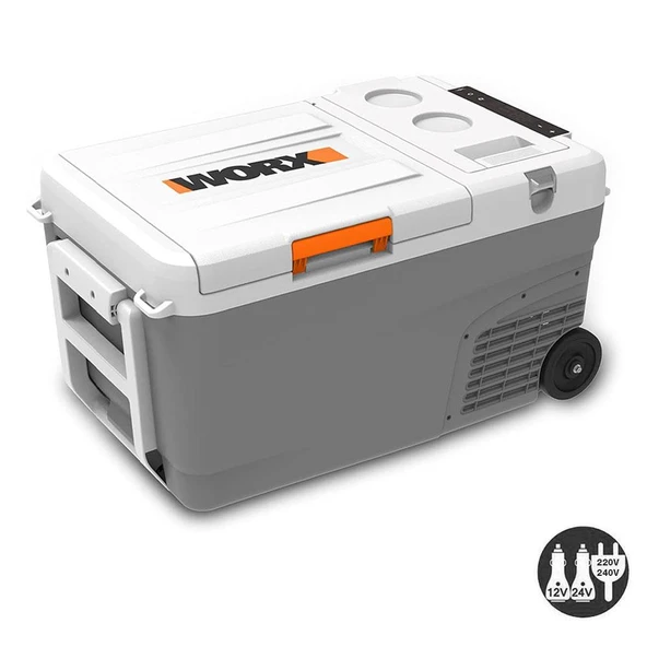 Worx WX876.9 12/24/220Volt 22Litre Kompresörlü Outdoor Oto Buzdolabı (Akü Dahil Değildir) ürün görseli