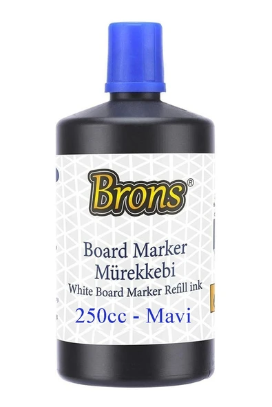 Yazı Tahta Kalem Mürekkebi 250 ml 1 Adet Brons Tahta Kalemi Mürekkebi Kolay Silinebilir 250 gr Okul Sınıf - 2