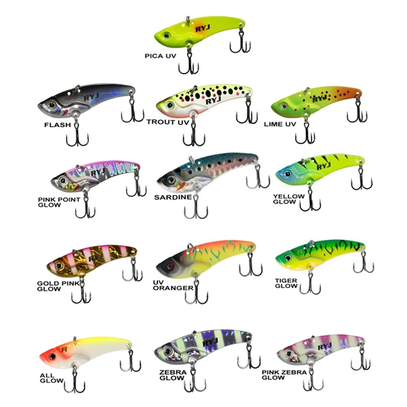 Mirror Vib 9gr / 4.5cm Vibrasyon Jig Yem All Glow
