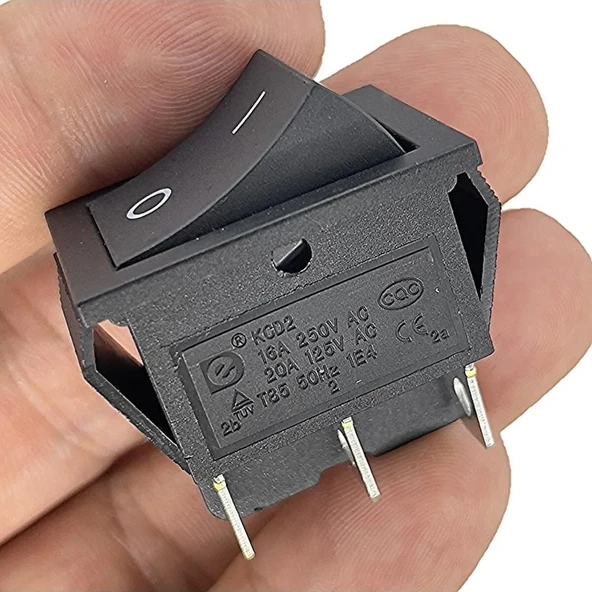 Netodak Işıksız Geniş Anahtar On-off 6p Yaylı 6 Bacak Açma Kapama Anahtarı Ic-109a - Resim 2