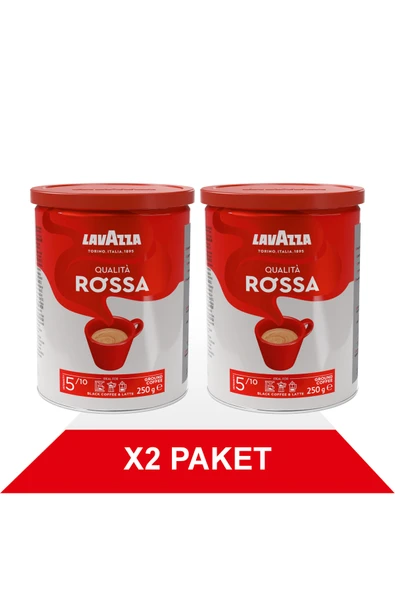 LavAzza Qualità Rossa Filtre Kahve Teneke Kutu (250gr) x2