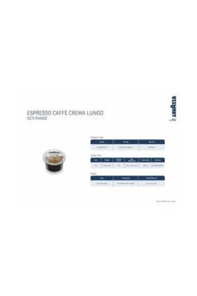 LavAzza Blue Caffe Crema Lungo 100 Lü Kapsül (nespresso uyumlu değildir.) - 3