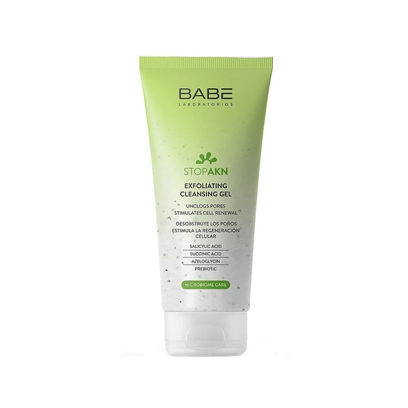 Babe Stop AKN Karma Yağlı Ciltler İçin Peeling Etkili Temizleyici Jel 200 ml ürün görseli