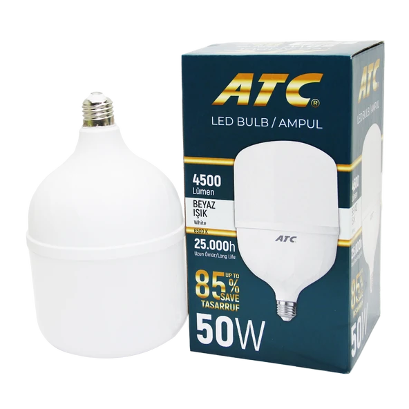 50W TORCH LED BULB AMPUL BEYAZ E27 (5284) - Resim 3
